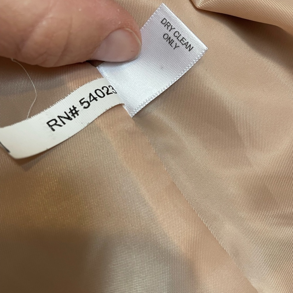 Piperlime Blush Faux Leather Jacket Size Large - Picture 6 of 7